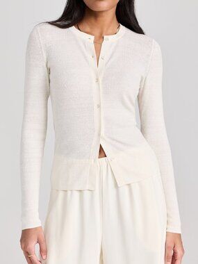 James Perse Standard Long Sleeve Button Front Top – Size 1